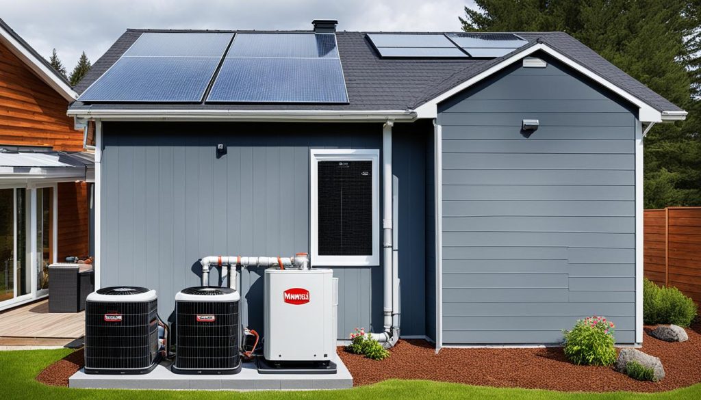 Warmtepomp gecombineerd met HR-ketel